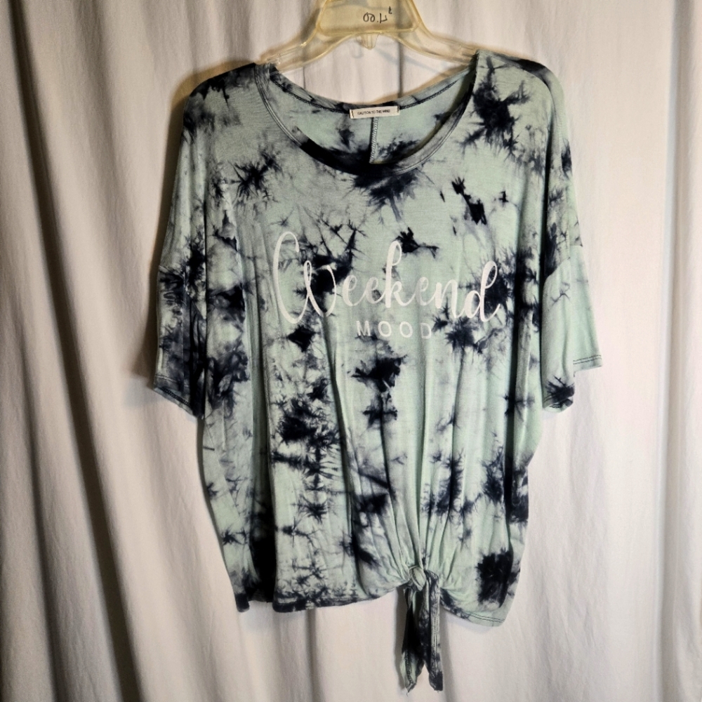 Weekend Mood Tie-Dye Women's Top